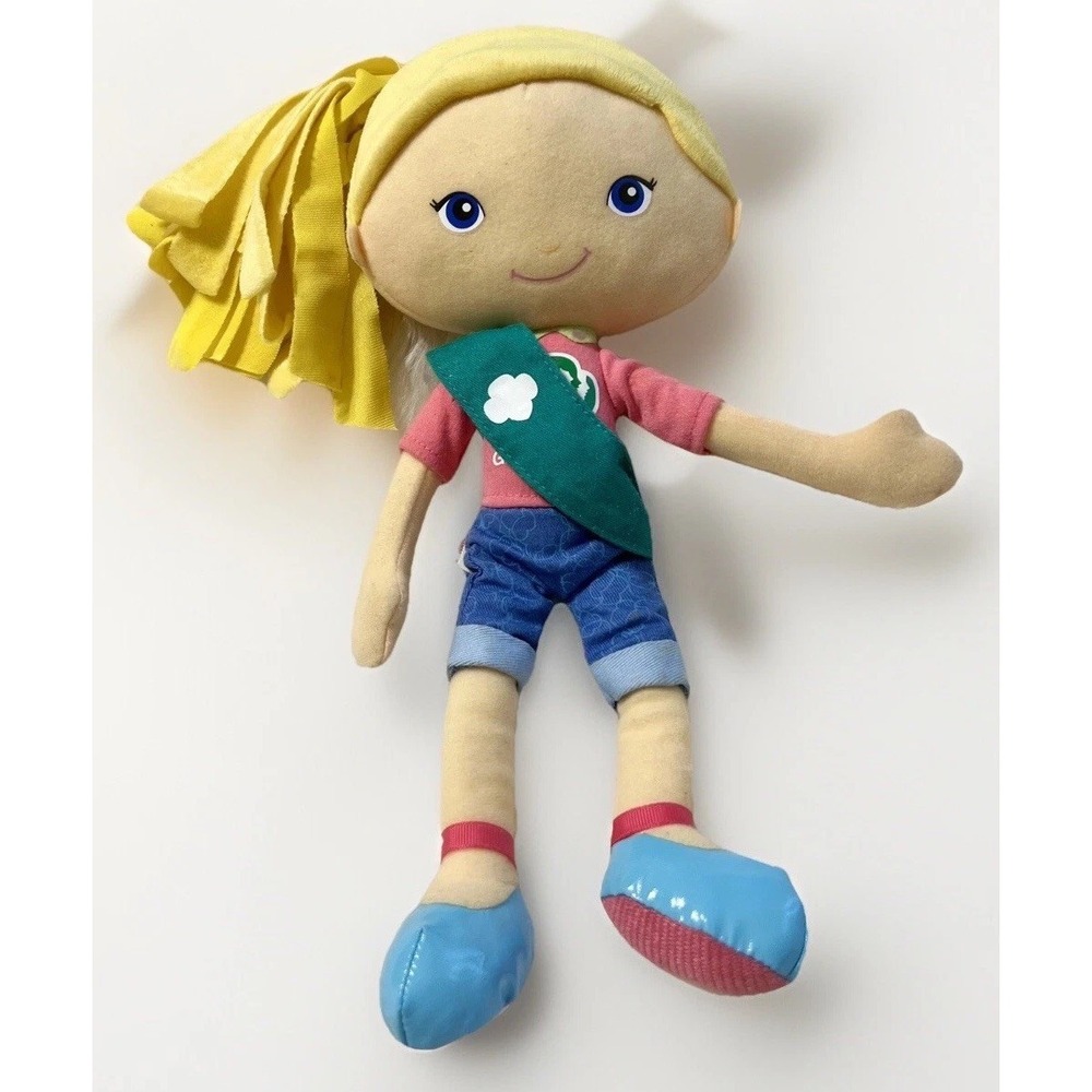 Vintage Yottoy Girls Scout Friendship Chloe‎ Plush Stuff Animal Doll